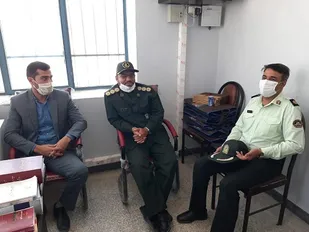 دیدارفرمانده سپاه بشاگرد باکارکنان دادگستری  به مناسبت هفته قوه قضائیه