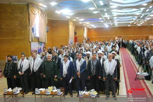 دوره آشنایی با معارف دفاع مقدس بسیجیان شرکت گاز استان همدان