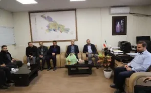 دیدار مدیرعامل عمران سهند با سرپرست اداره راه و شهرسازی آذربایجان شرقی