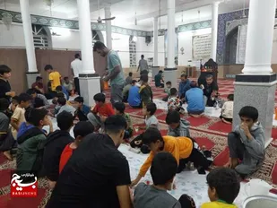 برگزاری مراسم ضیافت افطار در پایگاه امام رضا(ع) روستای کلات