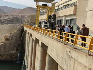 بازدید ۴ ساعته مهندسین بسیجی از سد و نیروگاه سیمره