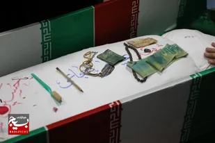 برگزاری آئین وداع با پیکر مطهر شهید دفاع مقدس عیسی شجاعی+تصاویر