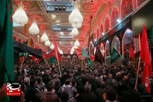 صدای زنجیر‌ها و نوای عشق؛ حضور پرشور عزاداران در ایام ماه صفر در مسیر حرم امام رضا(ع)