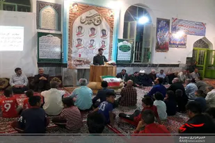 مراسم گرامیداشت هفته دفاع مقدس در روستای توانه