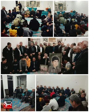 تجلیل از خانواده شهید بردکی در بهبهان