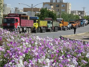 برگزاری رژه خودرویی در بروجن