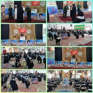 همایش رسم جهاد در اسلامیه شهرستان فردوس برگزار شد
