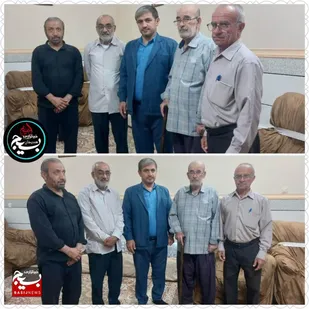 دیدار از پیشکسوت بسیجی هندیجان
