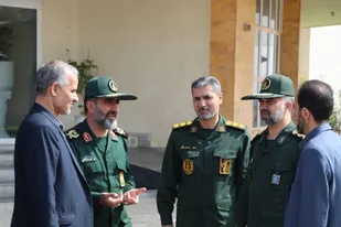 بازدید فرمانده سپاه نینوا از خبرگزاری صدا و سیما به مناسبت هفته خبرنگار