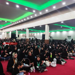 مراسم شیرخوارگان حسینی در شهر هشتگرد برگزار شد + تصاویر
