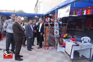 نمایشگاه صنایع دستی در شهرستان کازرون افتتاح شد