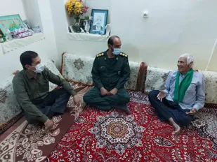 دیدار فرمانده ناحیه مقاومت بسیج خاتم با جمعی از سادات