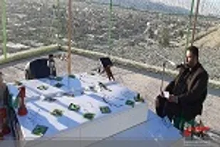 برگزاری مراسم زیارت عاشورا و غبار روبی مزار شهدای گمنام کهف الشهدای محله ابوذر زاهدان
