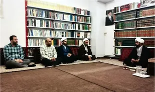دیدار شورای مرکزی مجمع راهبردی اندیشه مهدویت شهرستان پیشوا با امام جمعه