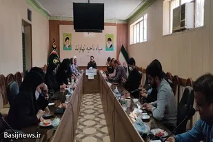 برگزاری نشست خبری فرمانده سپاه نهاوند با اصحاب رسانه