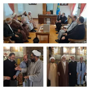 جانشین و معاونین سازمان بسیج اساتید، طلاب و روحانیون کشور از کلیسای وانک بازدید کردند