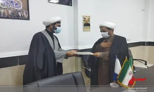 تقدیر امام جمعه شهر اهرم از گروه جهادی شهید حاج قاسم سلیمانی