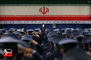 دیدار جمعی از فرماندهان نیروی هوایی و پدافند هوایی ارتش با امام خامنه&zwnj;&zwnj;ای(مدظله العالی)