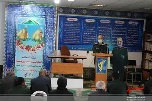 مراسم جشن اعیاد شعبانیه و گرامیداشت روز پاسدار در نمازخانه شهید الهی سپاه خلیل آباد برگزار شد