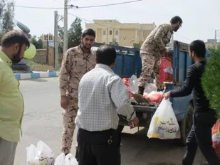 رزمایش همت جوانانه، کمک مومنانه، جامعه ورزش بسیج آرادان