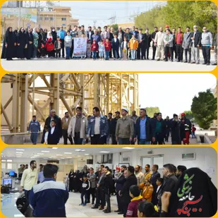 اردوی راهیان پیشرفت از نیروگاه سیکل ترکیبی آبادان&nbsp;