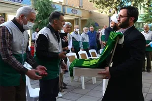 حضور کاروان زیر سایه خورشید در مسجد جامع رجایی شهر کرج