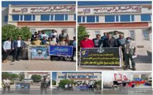اجرای برنامه نذر خون با حضور بسیجیان عشایر در داراب فارس
