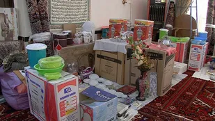 اهدای جهیزیه به نو عروسان نیازمند در مراغه