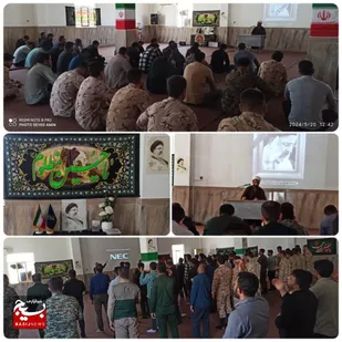 برگزاری مراسم سوگواری شهید راه خدمت در لالی