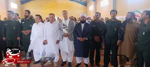 برگزاری رزمایش فدائیان ولایت در بخش سفیدابه شهرستان نیمروز