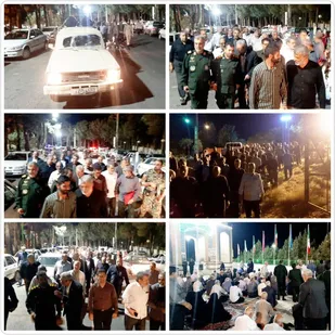 اجتماع و پیاده روی رزمندگان دفاع مقدس در پیشوا