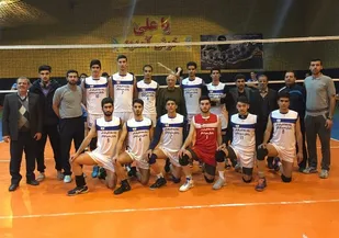 قهرمانی تیم والیبال پایگاه استعداد یابی بسیج گرگان