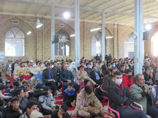گرامیداشت سالگرد شهید سلیمانی در شهرستان درمیان