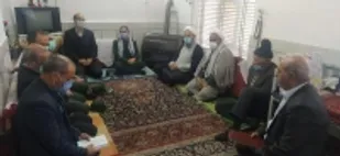 دیدار سردار قاسمی فرمانده سپاه انصار الرضا علیه السلام به همراه جمعی از مسئولین با خانواده محترم شهدا