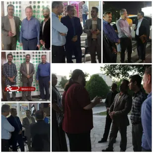 حضور ریاست محترم سازمان بسیج هنرمندان استان خوزستان در شهرستانهای خرمشهر و آبادان