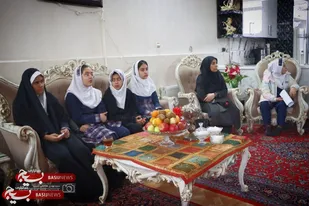 دیدار دانش&zwnj;آموزان شهرستان محلات با خانواده شهید اکبر یوسفی