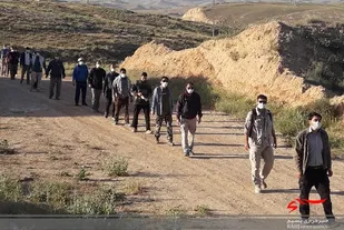 کوهپیمایی متفاوت توسط کارکنان سپاه بجنورد