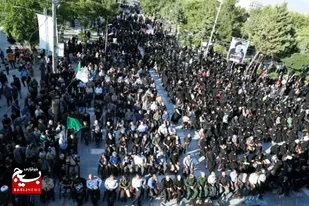 برگزاری مراسم بزرگداشت شهدای خدمت در امامزاده محمد (ع) کرج+تصاویر