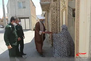 تقدیر از خانواده شهدا در سامان