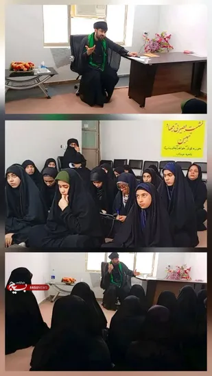 نشست جهاد تبیین با موضوع تحلیل وقایع اخیر جنگ تحمیلی ۱۲ روزه با رژیم صهیونیستی در شهرستان میناب