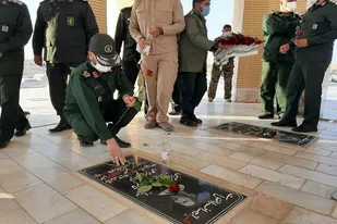 تجدید میثاق فرمانده سپاه سلمان سیستان و بلوچستان با شهدا