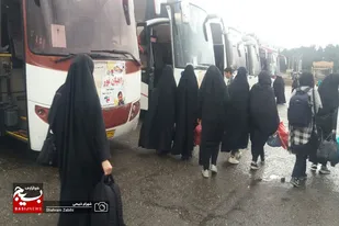 اعزام دانشجویان ملایری به اردوی راهیان نور