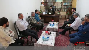 دیدار بسیج مداحان خمینی شهر با امام جمعه خمینی شهر