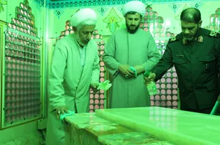 مراسم عطر افشانی آستان امام زاده عبدالله گرگان
