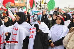 اجتماع بانوان کفن پوش در اراک