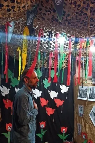 نمایشگاه دفاع مقدس درپایگاه مقاومت بسیج اباصالح المهدی (عج) برازجان
