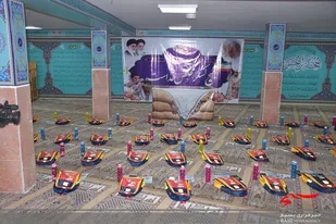 آیین رزمایش کمک مومنانه حوزه شهید رجایی (ره) اراک