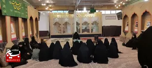 حضور بسیجیان در مقتل الشهدای فاطمیه به مناسبت هفته بسیج
