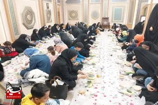 برگزاری ضیافت افطاری ایتام به همت پایگاه ریحانه النبی (س) همدان