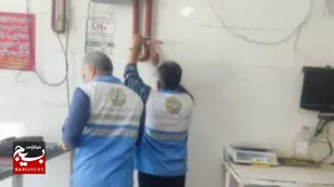پلمپ واحد نانوایی به دلیل تخلفات متعدد بهداشتی